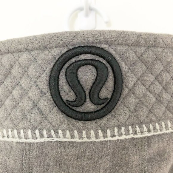 Lululemon Spacial Edition Knit Gray Scuba Hoodie - Picture 10 of 11